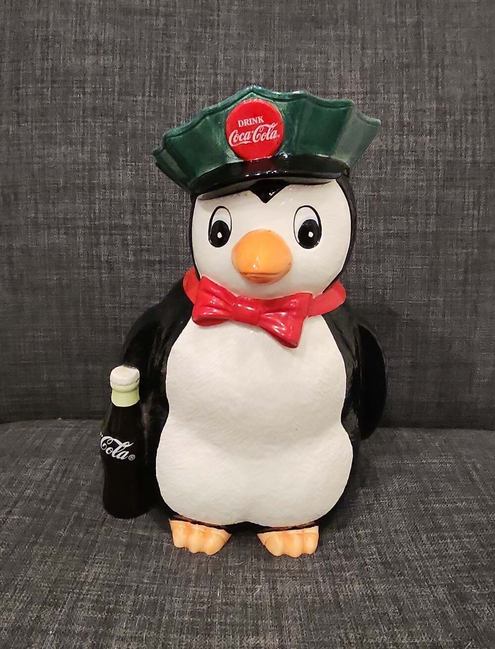 1997 Vintage Coca-Cola Authorized Collection Penguin Cookie Jar